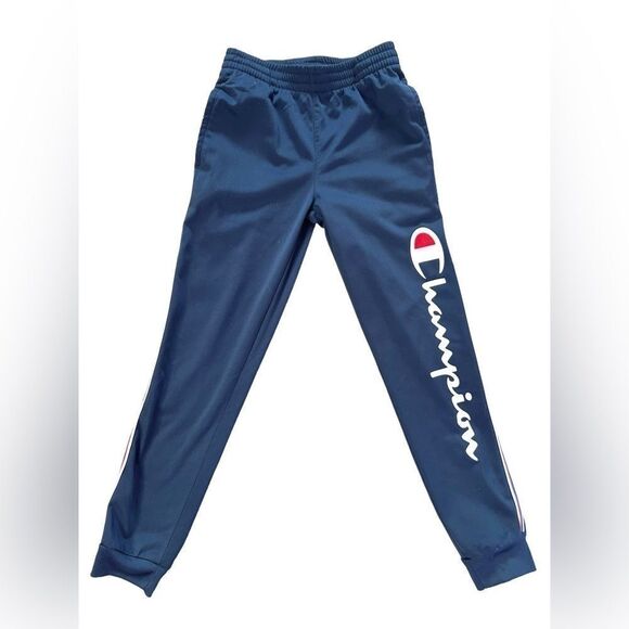 Champion Kids Blue Sweatpants with Logo - Picture 10 of 10